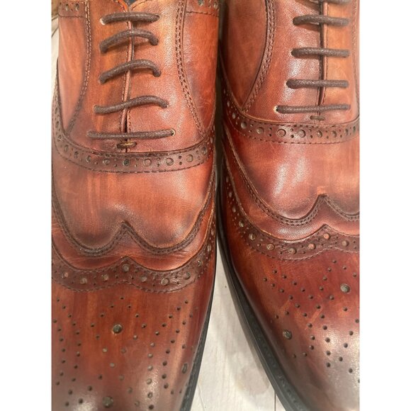 Jump New York Leather Oxford Wingtip Sz 10